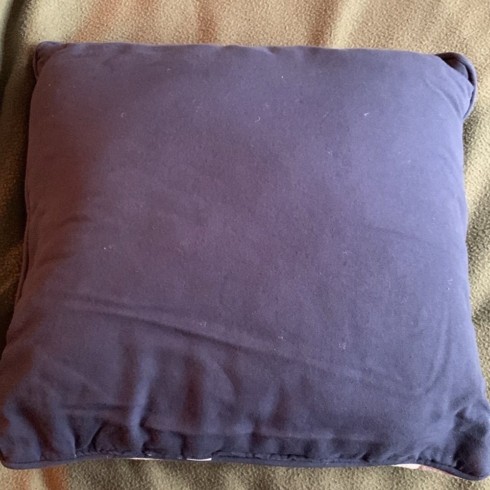 Set of 2 Snowmen please pillows. Both approximately 16” x 16”. - Picture 5 of 5